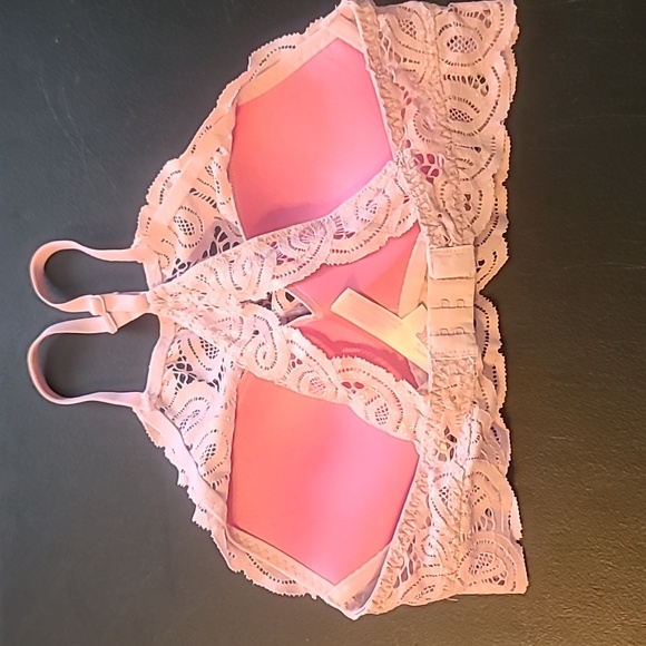 Pink Small Push up Bralette - Picture 2 of 4